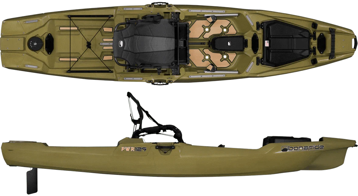Bonafide PWR129 Fishing Kayak